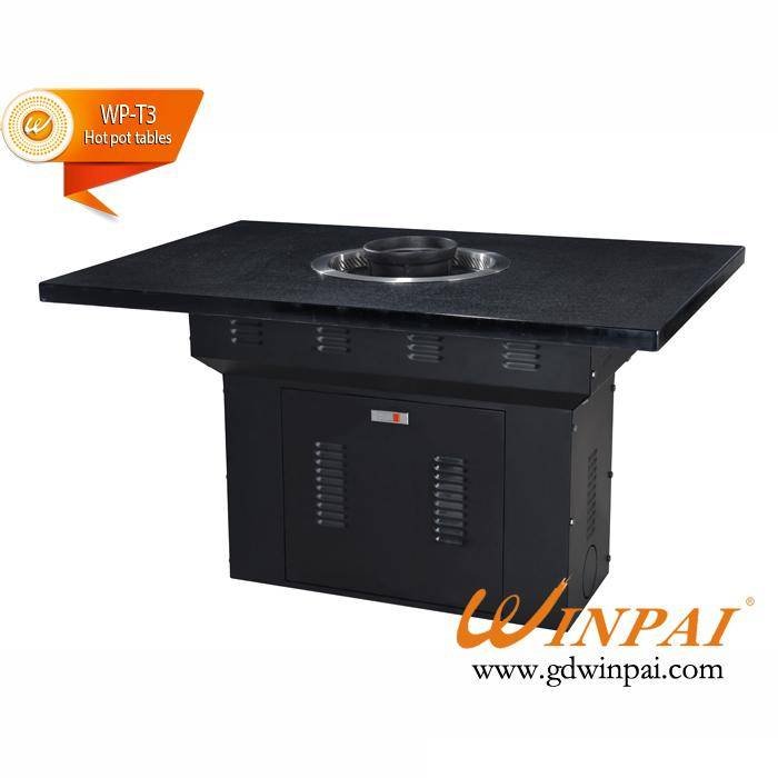Hot Pot And BBQ Grill Table For Sale-Winpai