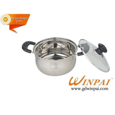 2015 stainless steel apple hot pot stock pot (Electric wooden handle)-WINPAI