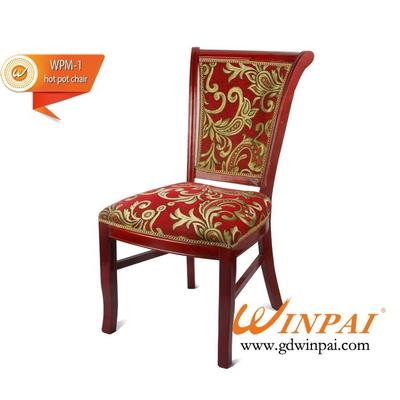 Best quality wooden hot pot chair OEM-WINPAI