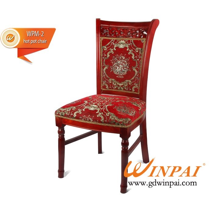 2015 Best quality wooden hot pot chair,dining chair OEM-WINPAI