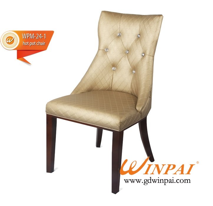 2015 WINPAI modern and hot selling pu leather dining chairs