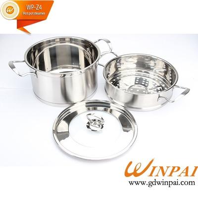 Stainless Steel Hot Pot with Steamer of WINPAI