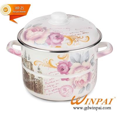 Hot sale Features double-thick enamel soup and hot pot steamer-WINPAI