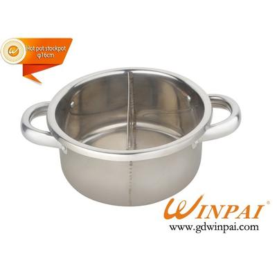 Good design No curling with grid small hot pot stock pot-WINPAI