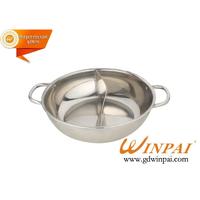 WINPAI Stainless Steel Hot Pot Stockpot Induction Cooker Two-flavor Hot Pot 