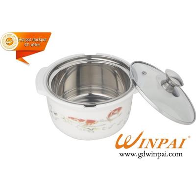 Small Stainless Steel asia hot pot,soup pot,stockpot in Shunde,Guangdong