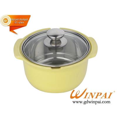 WINPAI Small Stainless Steel asia hot pot,soup pot,stockpot