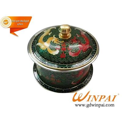 new style cloisonne copper pots,hot pot stockpot-WINPAI