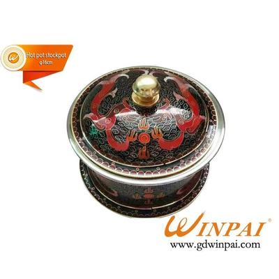 Special mini cloisonne copper pots,hot pot stockpot-WINPAI