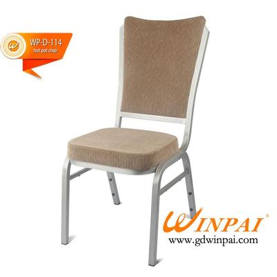 Fancy Hotpot Chair,Metal Dining Chair produced by WINPAI