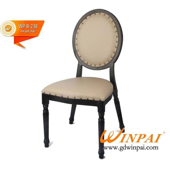 Nice design hot pot chair,comfortable dining chair,hotel chair-WINPAI
