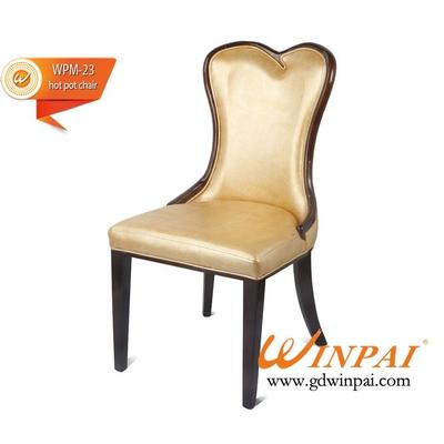 2015 wooden chairs for hot pot restaurant, hotel, banquet, dining places-WINPAI